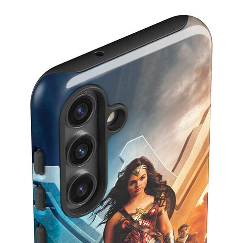 DC Comics Wonder Woman Main characters Poster Galaxy S25 Plus Impact Case